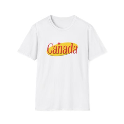A shirt about nothing except canada front