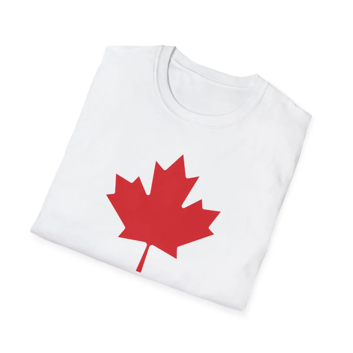Canada maple leaf t shirt folded