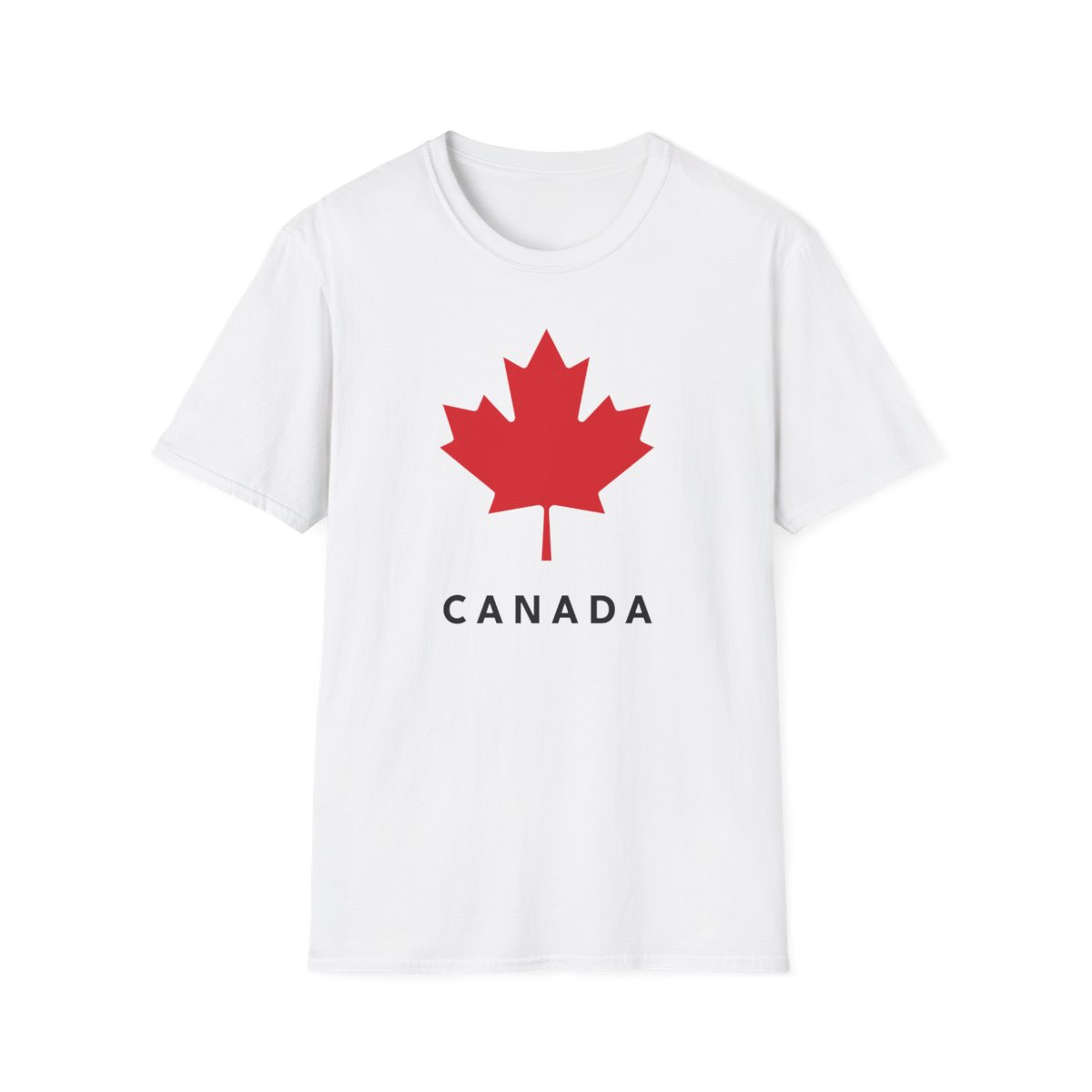 Canada maple leaf t shirt front