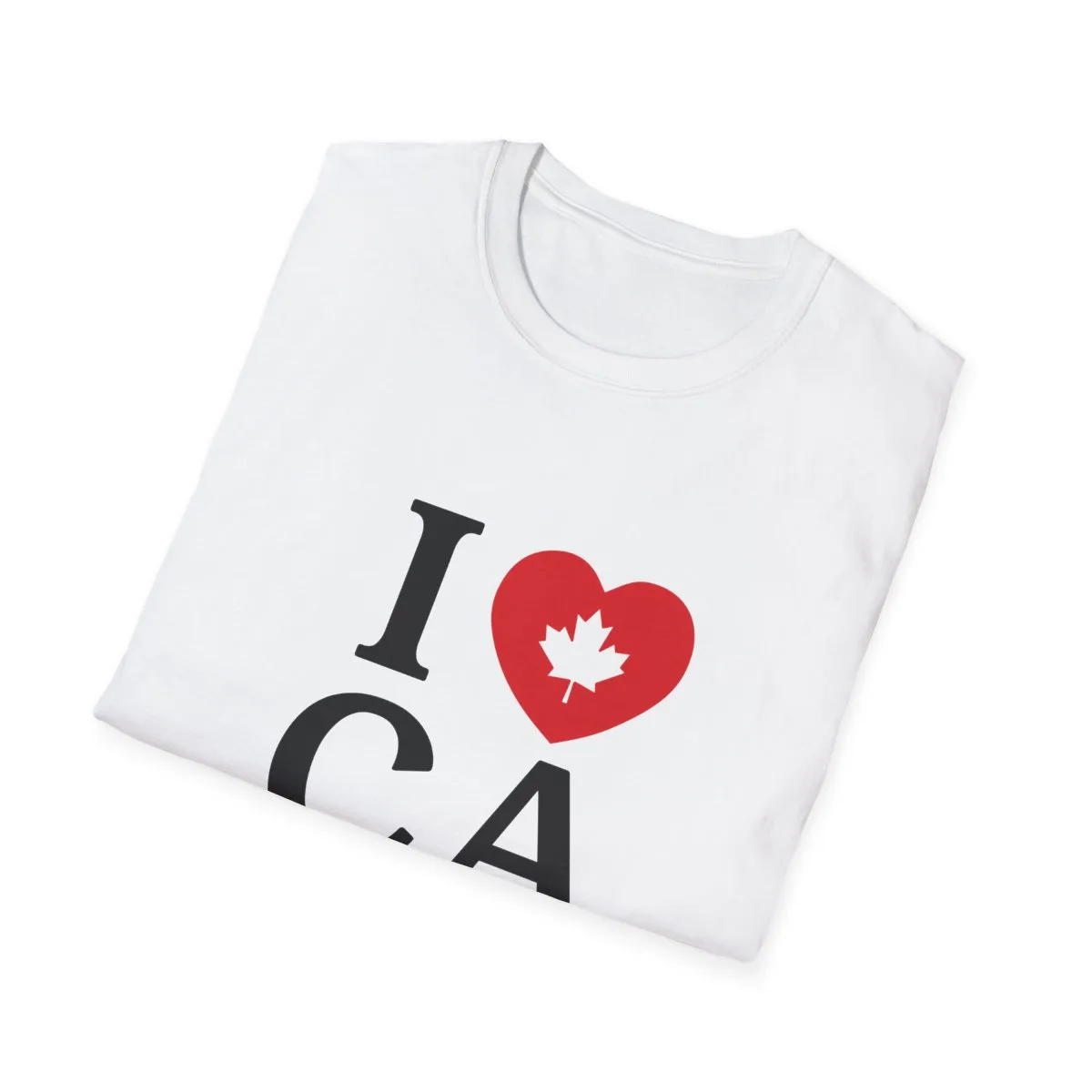 I love canada t shirt folded