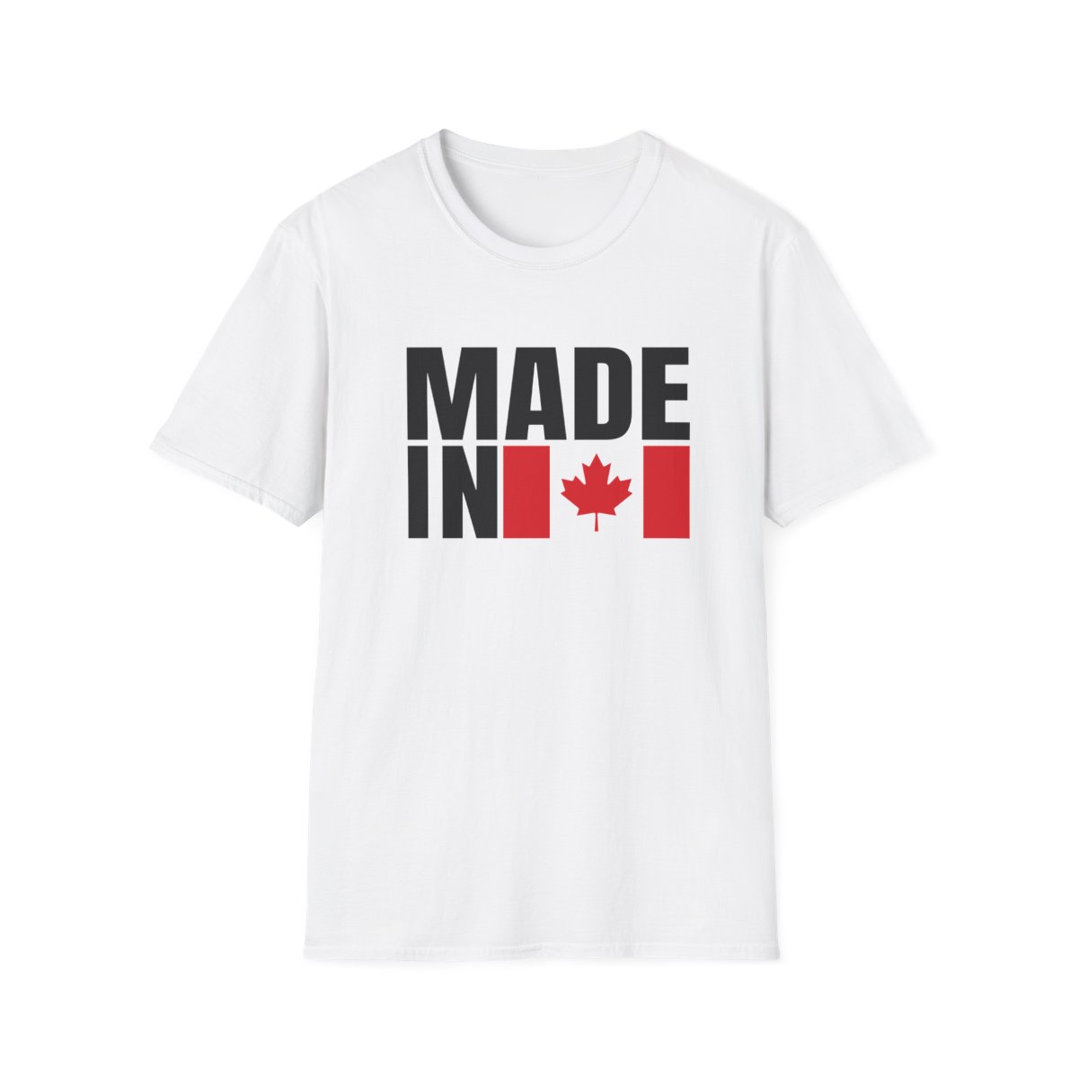 Made in canada t shirt front