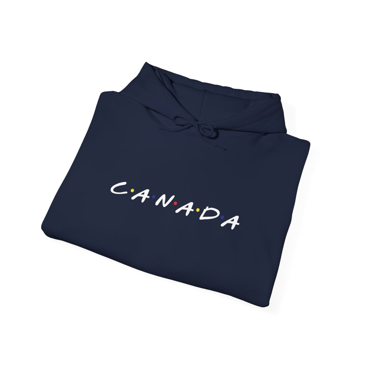 canada stylized as the friends show logo hoodie